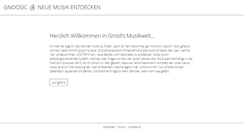 Desktop Screenshot of de.gnoosic.com