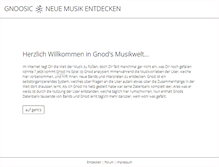 Tablet Screenshot of de.gnoosic.com