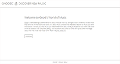 Desktop Screenshot of gnoosic.com